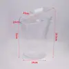 Em estoque balde de champanhe plástico de alça única boca oblíqua plástico balde de gelo KTV resistente a quedas transparente balde de cerveja