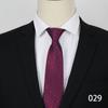 Vestido de Negocios Corbata con Cremallera de 8 cm para Hombre Novio Boda Raya Azul Corbata Perezosa Corbata Profesional Venta al por Mayor