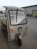 Toldo Grueso Eléctrico para Triciclo, Lámina de Hierro a Prueba de Viento para la Cabina Delantera del Triciclo, Cubierta de Lluvia para Triciclos de Reparto