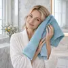 Set de toallas de baño de algodón puro para comercio exterior, para uso en hotel y hogar, toallas absorbentes, personalizable con logo bordado, toalla de cara de secado rápido