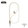 Cordón elegante de 6 mm con hebilla doble para teléfono móvil, para muñeca, corto, funda para teléfono móvil, cordón tejido, cordón para cámara/llaves, antipérdida
