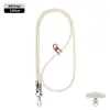 Cordón de Teléfono Móvil de Gama Alta Correa Resistente de 6 mm para Cuello Cruzado Ajustable Exterior Anti-Pérdida Exquisita Cuerda Tejida para Muñeca