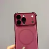 Adequado para iPhone 18 Pro Max, capa de telefone magnética com acabamento fosco, capa protetora anti-queda de quatro cantos Apple 17 15