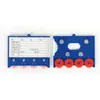 Hao Tian Yonggu Material Magnético Almacén de Tarjetas Etiqueta Placa de Identificación Estante Señal de Identificación Etiqueta de Papel Insertable Azul Rojo Blanco