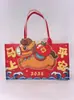 Bolsa de Feltro Personalizada Ano do Carneiro 2026 Novo Estilo Espessa Grande Capacidade Bolsa Tote Criativa Presente de Ano Novo Bolsa Tote da Moda