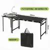 Mesa tática hidráulica externa, fácil de dobrar, leve, mesa de piquenique multifuncional, mesa portátil para camping e caminhada