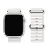 Adecuado para appleiwatch Serie Completa Correa de Silicona Color Sólido Doble Hebilla Cruzada Simple 8 Hebillas