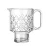 Taza de té de frutas apilable de vidrio para celebridades de Internet, taza de té con leche, taza de vidrio para bebidas calientes, taza de jugo de té, taza para alimentos y bebidas