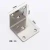 Suporte de Ângulo Reto de Aço Inoxidável Cantoneira Suporte Triangular para Armário Suporte de Prateleira Código de Canto Quadrado Aço Inoxidável Espessado