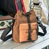 Moda Versátil de Alta Gama de Gran Capacidad para Mujer, Bolso de Mano Cruzado Tipo Cubo