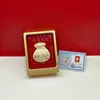 Saco da Sorte Boa Sorte Ornamento de Ouro Imitado Atrai Riqueza para Prosperidade e Riqueza, Coleção Atacado de Presentes de Atração para Clientes de Seguros e Bancários