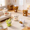 Paisagem em miniatura, criativa e divertida, com um design de urso fofo. DIY Cartoon, peças decorativas adoráveis com um toque de luxo, perfeitas como enfeites únicos para carro ou mesa