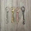 Cadena de Serpiente con Cierre de Pinza de Cangrejo, Cadena Antiperdida para Memoria USB, Colgante Llavero de Aleación de Zinc, Llavero de Cadena de Serpiente
