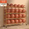 Estante de Almacenamiento para Baloncesto Escuela Jardín de Infancia Estante para Baloncesto Móvil Estante para Balones de Exterior Baloncesto Voleibol Fútbol Estante de Almacenamiento para Baloncesto