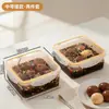 Caja de Almacenamiento para Huevos Cocidos BNBSSquare, Caja Sellada para el Hogar para Conservar la Frescura de Huevos Cocidos, Pepinillos y Marinar