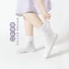 Calcetines de Niña Verano Malla Fina Transpirables Hasta la Pantorrilla Calcetas para Niños Bebé Calcetines de Princesa con Lazo Calcetines de Algodón Verano Dibujos Animados