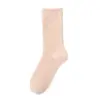 Calcetines de media pantorrilla para mujer para otoño e invierno, calcetines cálidos de color caramelo dulce para maternidad, terciopelo de visón, forrados de felpa, calcetines gruesos para dormir