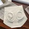 Pantaletas de Mujer de Cintura Alta para Levantar Glúteos y Reducir Abdomen, Entrepierna Antibacteriana de Algodón Puro, Bragas Japonesas Sin Costuras, Pantaletas de Seda Helada de Cintura Alta Sin Costuras para Mujer