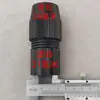 Conector de plástico para tubería de acero inoxidable, accesorio de varilla telescópica fija, hebilla de bloqueo de unión, localizador telescópico de accesorio de varilla