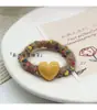 Horquilla de Terciopelo con Forma de Corazón de Color Contrastante para Otoño e Invierno Cuerda para el Cabello de Lana Retro Horquilla Lateral Dulce para Mujer Tocado para Flecos