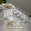 Caneca em Formato de Cogumelo com Vista para Montanha e Alça, Copo de Vidro Transparente Resistente ao Calor, Copo Pequeno de Cogumelo, Xícara de Chá, Copo de Água, Copo de Vidro com Vista para Montanha