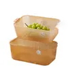 ¡Guau, esta cesta escurridora antibacteriana de PP con iones de plata es perfecta para lavar verduras, escurrir agua, preparar alimentos y limpiar frutas en la cocina!. Es una herramienta versátil para drenar y prevenir la acumulación de agua
