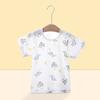 Camiseta de bebê manga curta masculina verão fina infantil meia manga camisa 0-3 anos roupas de verão para meninos e crianças novo verão