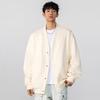 Cardigan NASA Chaqueta de Cuello en V para Hombre Primavera y Otoño Marca de Moda Americana Nueva Holgada Chaqueta Casual de Gama Alta Moderna para Hombre