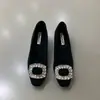 Zapatos de tacón bajo de pedrería estilo francés para mujer, Zapatos Mary Jane de tacón grueso con forro de felpa, Mocasines cálidos para Primavera, Otoño e Invierno 2026