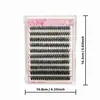 Set de Pestañas Postizas Transfronterizo, Pestañas Postizas 60D de Gran Capacidad, Pestañas Postizas Segmentadas Estilo Demonio, Nuevo Modelo Más Vendido