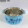 Olla Individual Pequeña Gruesa, Una Persona, Una Olla, Olla Pequeña Giratoria Comercial de Autoservicio, Cocina de Inducción, Olla Especial Anti-Escaldaduras para Shabu-Shabu
