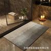 Tapete de Chão de Banheiro Casual de Secagem Rápida Absorvente de Água de Lama Diatomácea Tapete para Porta de Vaso Sanitário Entrada Antiderrapante Porta de Entrada de Banheiro Almofada Macia