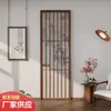 Puerta de Baño con Puerta de Vidrio Sombra de Bambú Retro de Ensueño, Puerta Plana de Aleación de Titanio y Magnesio con Estética de la Dinastía Song, Puerta de Inodoro de Nuevo Estilo Chino