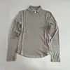 Camisa de Base Manga Longa Gola Alta de Alto Padrão para Mulheres no Outono Nova Slim Fit Versátil Cor Lisa Top Interno Cor Lisa t