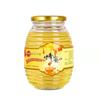 Fábrica al contado 1 kg 2 kg miel botella de vidrio mermelada encurtidos botella enlatada botella roscada miel frasco sellado