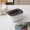 Cenicero de inodoro transfronterizo con tapa creativa para el hogar, inodoro de pared para sala de estar, cenicero de baño, antihumo y cenizas volantes.