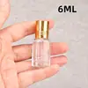 Z026-6Ml Botella de Perfume de Vidrio con Rodillo 3Ml12Ml Muestra Portátil Aceite Labial Aceite Esencial de Alta Gama Botella Vacía