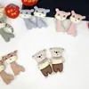 Acessórios de Veado Cartoon Preenchidos com Algodão, Broche de Urso de Pelúcia, Bolsa, Roupas, Acessórios de Boneca Decorativos DIY