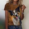 Ventas Directas de Fábrica Transfronterizas de Verano Estilo Europeo y Americano para Mujer Estampado Floral de Cuello Redondo Manga Corta Amazon Aliexpress Ebay