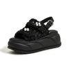 Sandalias de Suela Gruesa para Mujer 2026 Verano Nuevo Estilo Velcro Modernas para Exteriores Zapatos de Playa con Tacto Suave, Ligeros y Versátiles Zapatos de Mujer
