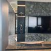 Mármol Esmeralda Piedra de Lujo Pared de Fondo de TV Personalización Mármol Verde Natural Mesa de Comedor