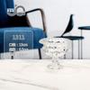 Estilo Europeu Criativo Entrada Luxo Vento Romano Lâmpada Vaso de Vidro Alto Perna Transparente Arranjo de Flores Quarto Pequeno Castiçal Ins Pousada