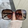 Nuevas Gafas de Sol Retro de Remaches de Montura Grande Estilo Europeo y Americano de Rain para Mujeres y Hombres, Transfronterizas