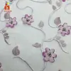 Nuevo Vestido Cheongsam de Verano Bordado Tela Bordada Punto Plano Bordado Pieza Clave Clavo Tela Bordada con Cuentas