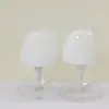 Cabezal de rociador con forma de huevo de stock listo del fabricante, Cabezal de bomba rociadora de niebla fina tipo prensa, Cabezal de bomba rociadora de plástico blanco
