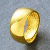 Joyería Chapada en Oro, Anillos de Estilo Tradicional, Disponibles en Diseños Pulidos o Ajustables, Modernos, Simples y Elegantes, Anillos Unisex para Pareja, Suministro al por Mayor