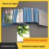 Painel Espelhado Acrílico Grande Lente Acrílica Quadrada Arredondada Cortada a Laser com Adesivo Espelho Irregular