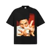 Nueva Camiseta de Manga Corta Pesada 100% Algodón Transpirable con Impresión Directa GD G-DRAGON Primavera/Verano 2027 Top de Pareja para Hombre