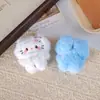Touca de Pelúcia Desenho Animado Macia e Fofa, Pingente de Boneca Gato, Acessórios para Bolsa de Sapatos, Chaveiro, Acessórios para DIY de Bonecas