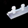 Cortina de puerta de cuentas de cristal cortina de puerta riel de aleación de aluminio y plástico sin perforaciones venta al por mayor accesorios de partición diy proyecto de hotel KTV